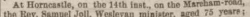 Taken on October 21st, 1881 in Horncastle, Lincolnshire, England and sourced from Lincolnshire Chronicle.