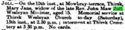 Taken on July 13th, 1895 in Thirsk and sourced from The Yorkshire Herald.